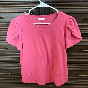 Maurices Pink Short Sleeve Women's Top